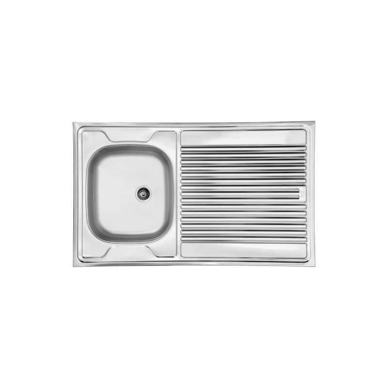 Single Bowl Sink with Rack